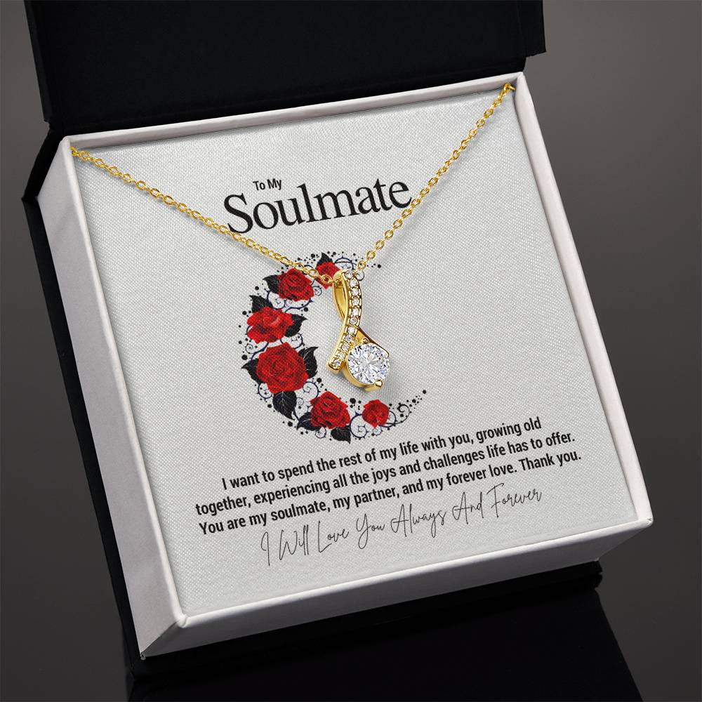 To My Soulmate...I want to spend the rest of my life with you, growing old together, experiencing all the joys and challenges life has to offer. You are my soulmate, my partner, and my forever love. Thank you. - Crimson Sparkler