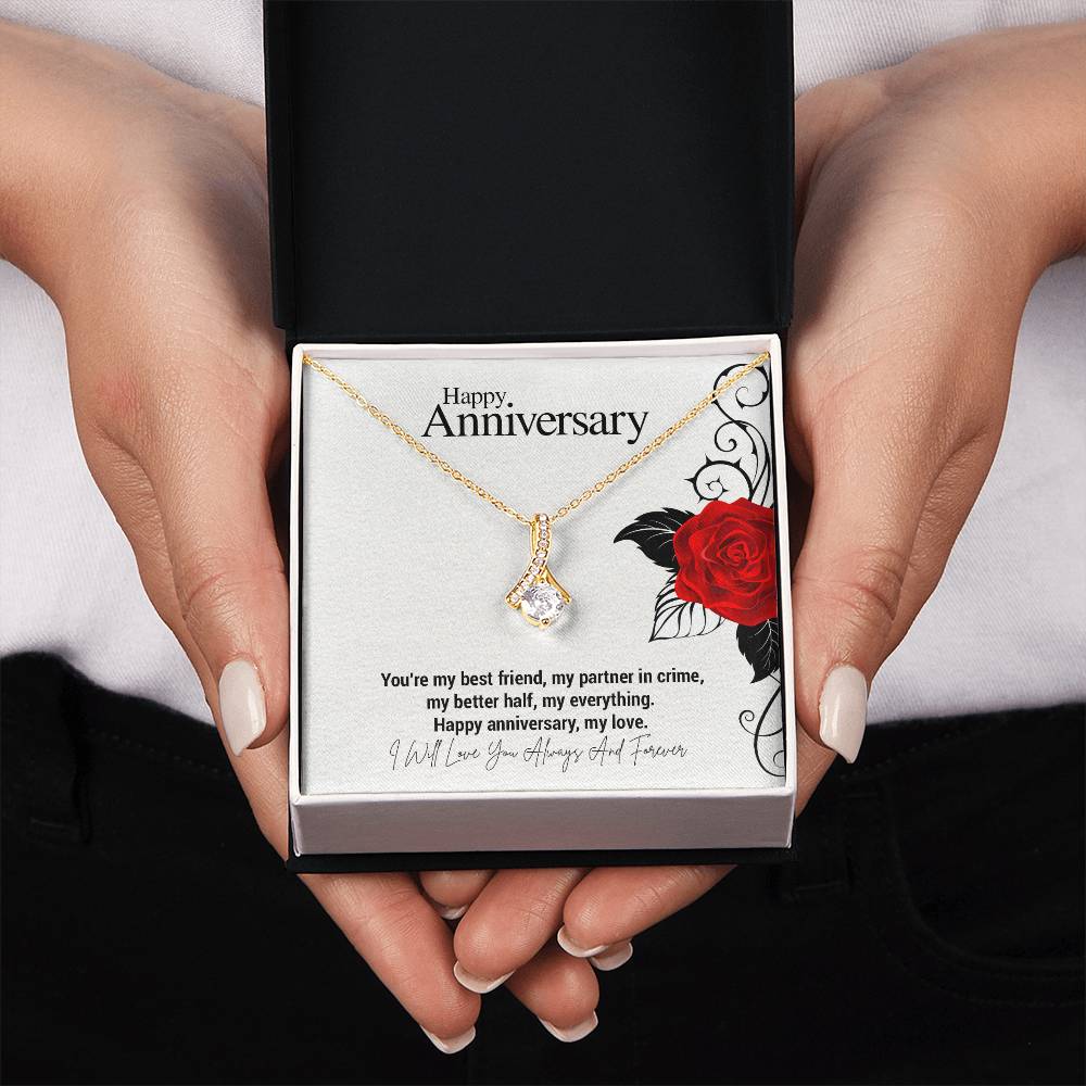 Happy Anniversary..You're my best friend, my partner in crime, my better half, my everything. Happy anniversary, my love. ShineOn Fulfillment