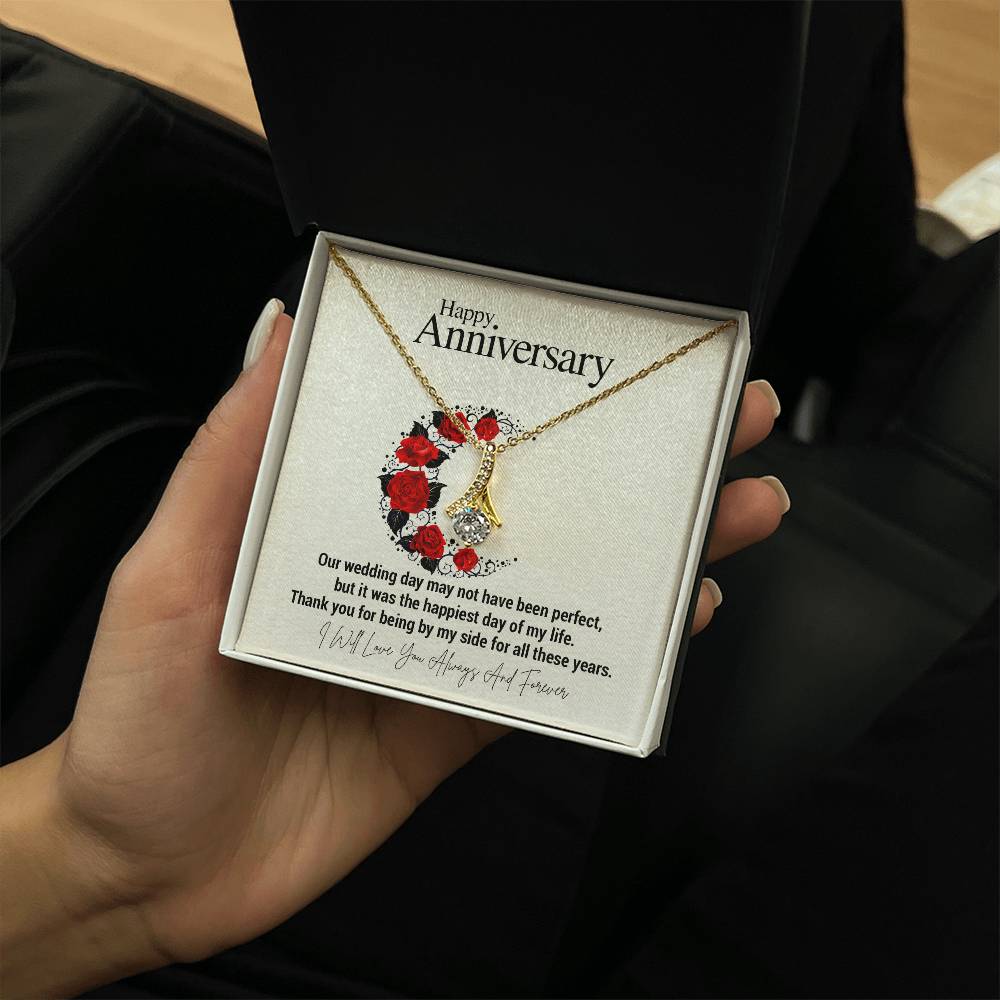 Happy Anniversary...Our wedding day may not have been perfect, but it was the happiest day of my life. Thank you for being by my side for all these years. ShineOn Fulfillment