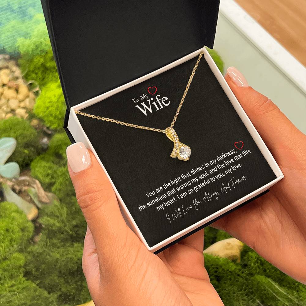 To My Wife..You are the light that shines in my darkness, the sunshine that warms my soul, and the love that fills my heart. I am so grateful to you, my love. ShineOn Fulfillment