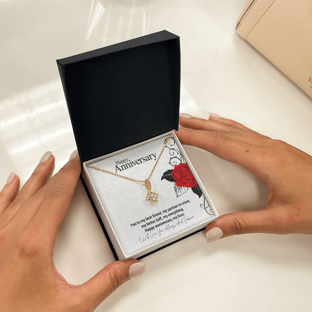 Happy Anniversary..You're my best friend, my partner in crime, my better half, my everything. Happy anniversary, my love. ShineOn Fulfillment