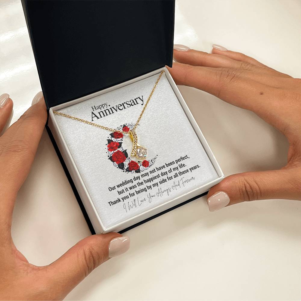 Happy Anniversary...Our wedding day may not have been perfect, but it was the happiest day of my life. Thank you for being by my side for all these years. ShineOn Fulfillment