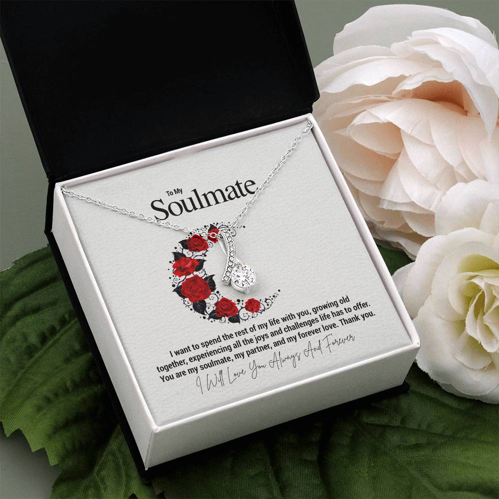 To My Soulmate...I want to spend the rest of my life with you, growing old together, experiencing all the joys and challenges life has to offer. You are my soulmate, my partner, and my forever love. Thank you. - Crimson Sparkler