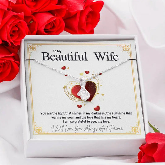 To My Beautiful Wife..You are the light that shines in my darkness, the sunshine that warms my soul, and the love that fills my heart. I am so grateful to you, my love. ShineOn Fulfillment