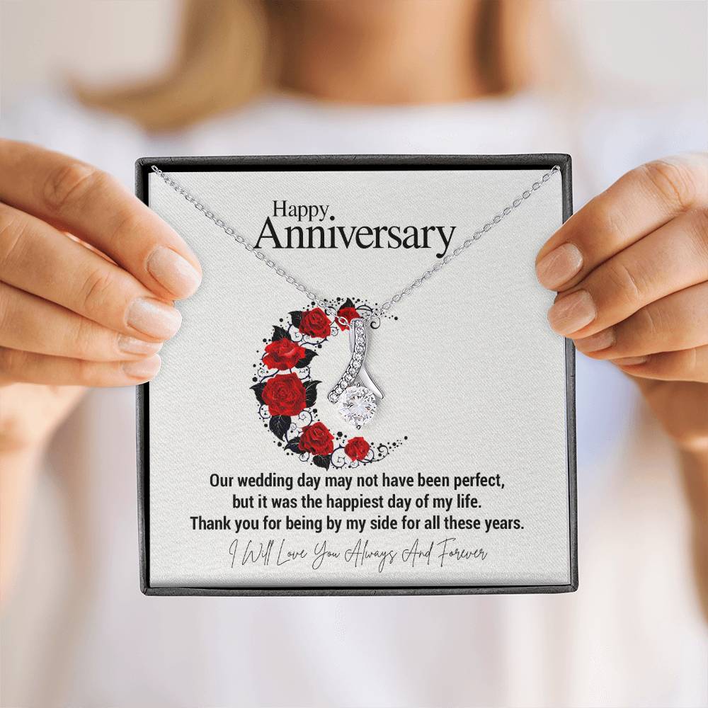 Happy Anniversary...Our wedding day may not have been perfect, but it was the happiest day of my life. Thank you for being by my side for all these years. ShineOn Fulfillment