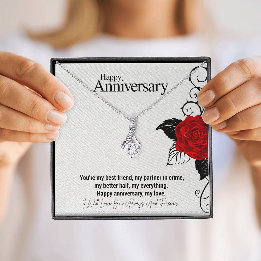 Happy Anniversary..You're my best friend, my partner in crime, my better half, my everything. Happy anniversary, my love. ShineOn Fulfillment