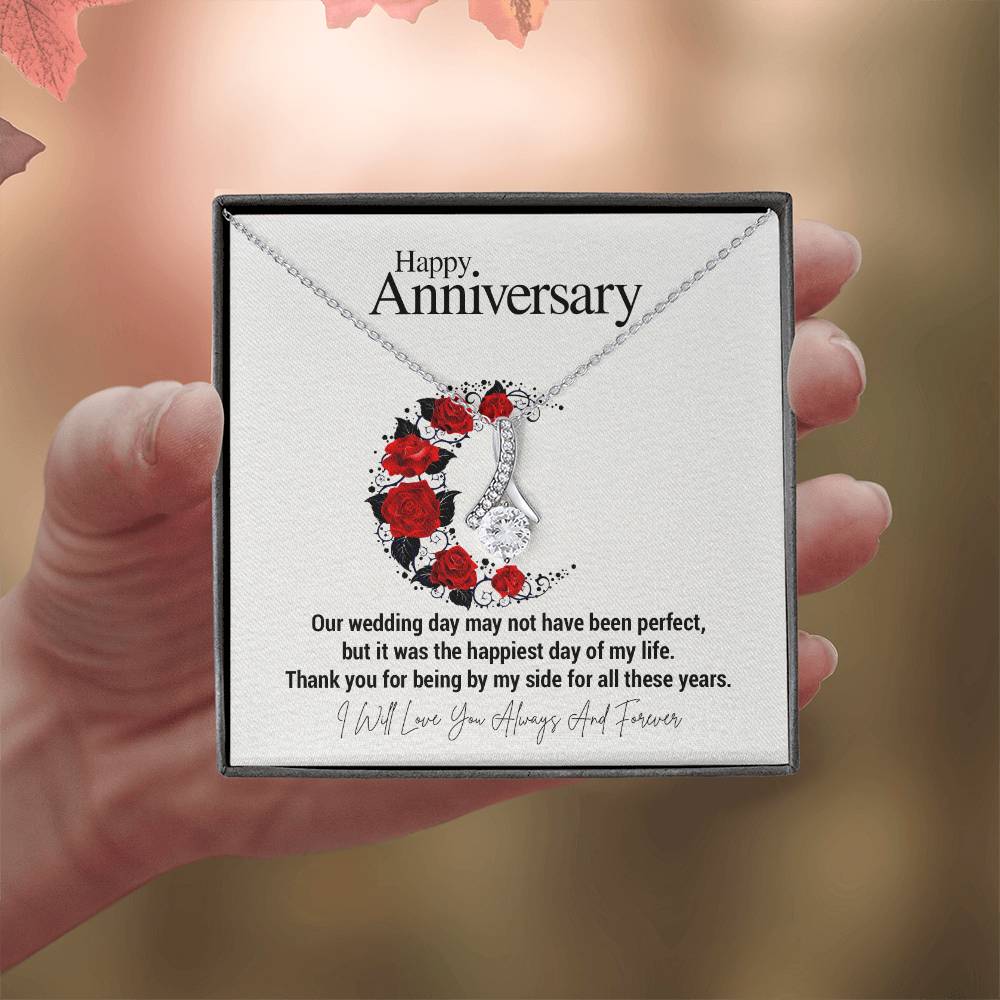 Happy Anniversary...Our wedding day may not have been perfect, but it was the happiest day of my life. Thank you for being by my side for all these years. ShineOn Fulfillment