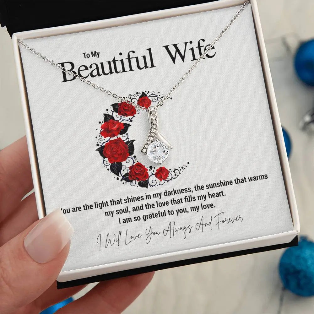 To My Beautiful Wife...You are the light that shines in my darkness, the sunshine that warms my soul, and the love that fills my heart. I am so grateful to you, my love. ShineOn Fulfillment