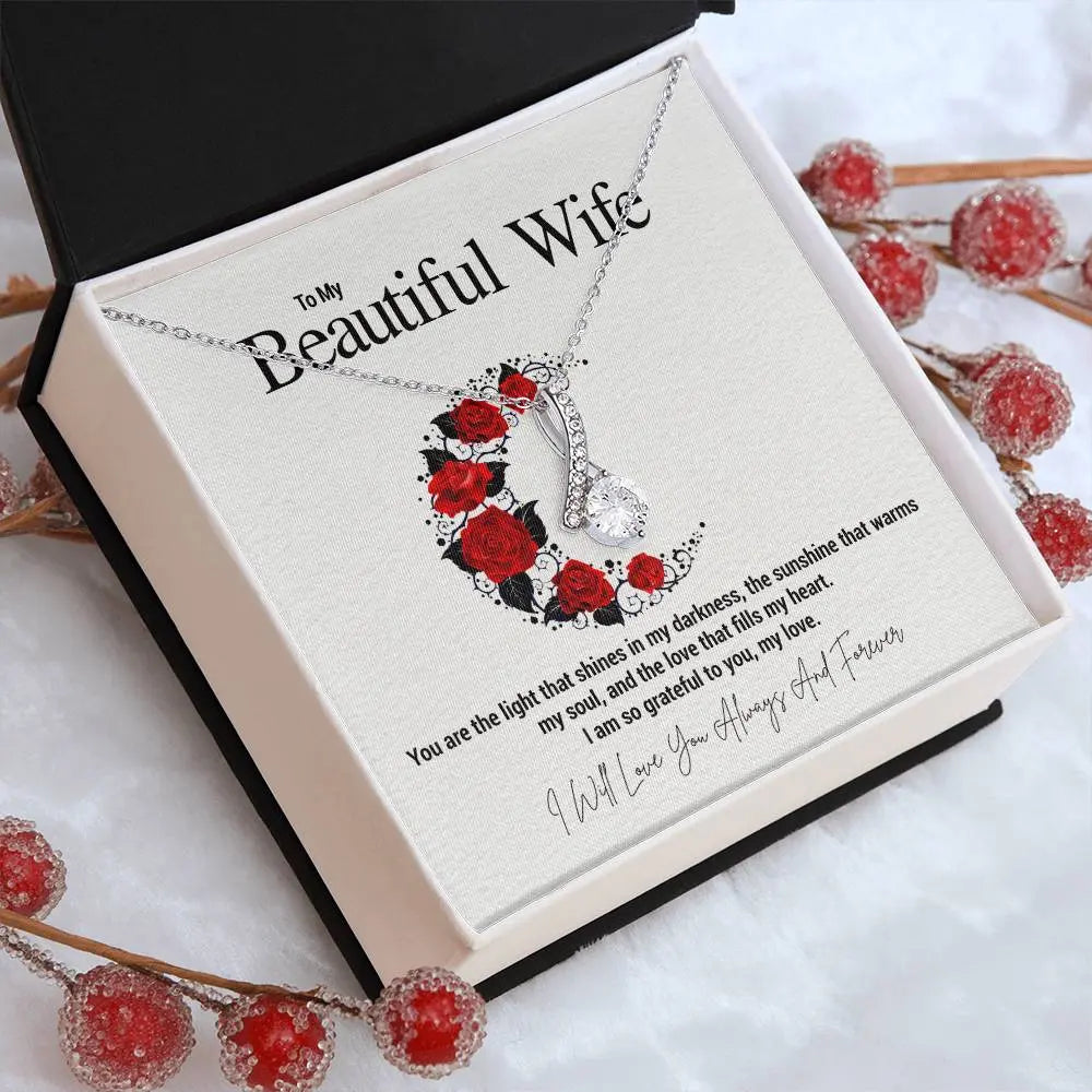 To My Beautiful Wife...You are the light that shines in my darkness, the sunshine that warms my soul, and the love that fills my heart. I am so grateful to you, my love. ShineOn Fulfillment