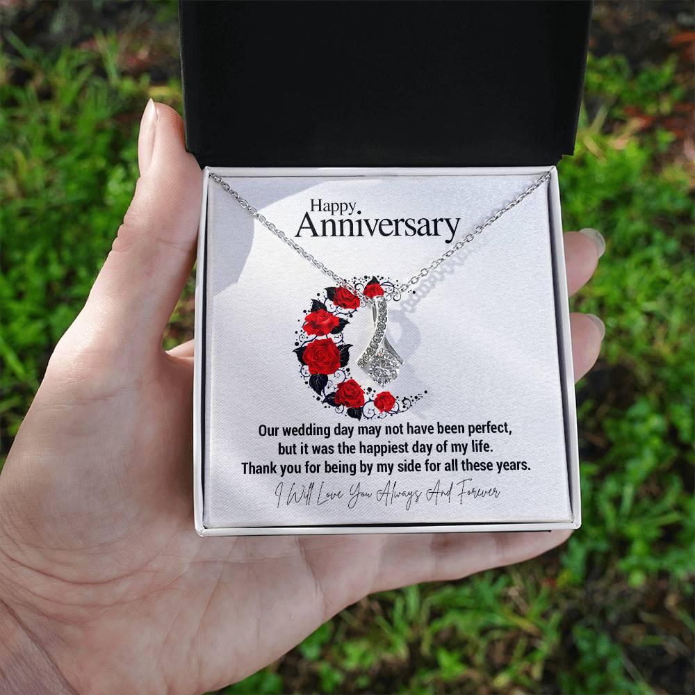 Happy Anniversary...Our wedding day may not have been perfect, but it was the happiest day of my life. Thank you for being by my side for all these years. ShineOn Fulfillment