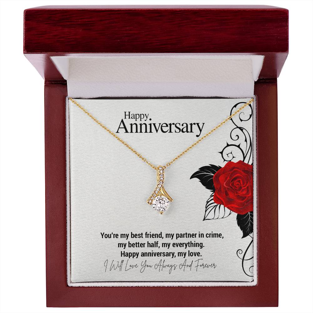 Happy Anniversary..You're my best friend, my partner in crime, my better half, my everything. Happy anniversary, my love. ShineOn Fulfillment