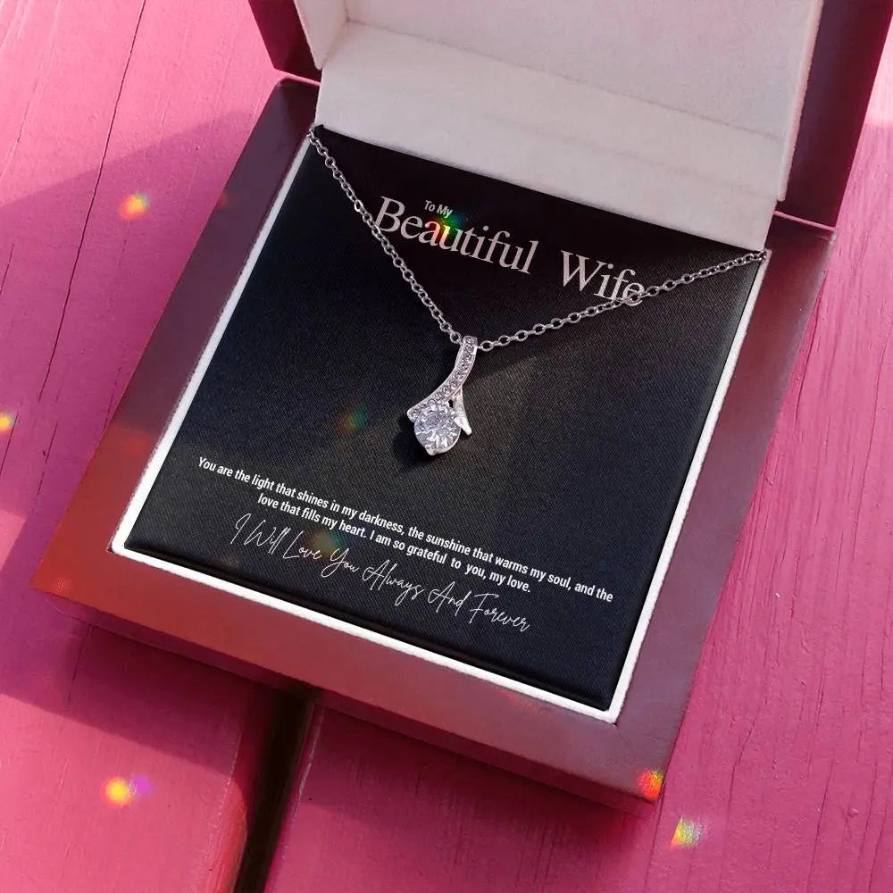 To My Beautiful Wife...You are the light that shines in my darkness, the sunshine that warms my soul, and the love that fills my heart. I am so grateful to you, my love. ShineOn Fulfillment