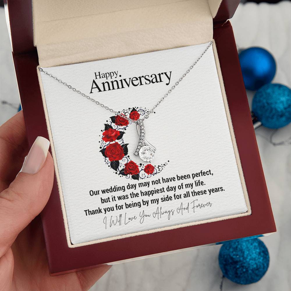 Happy Anniversary...Our wedding day may not have been perfect, but it was the happiest day of my life. Thank you for being by my side for all these years. ShineOn Fulfillment