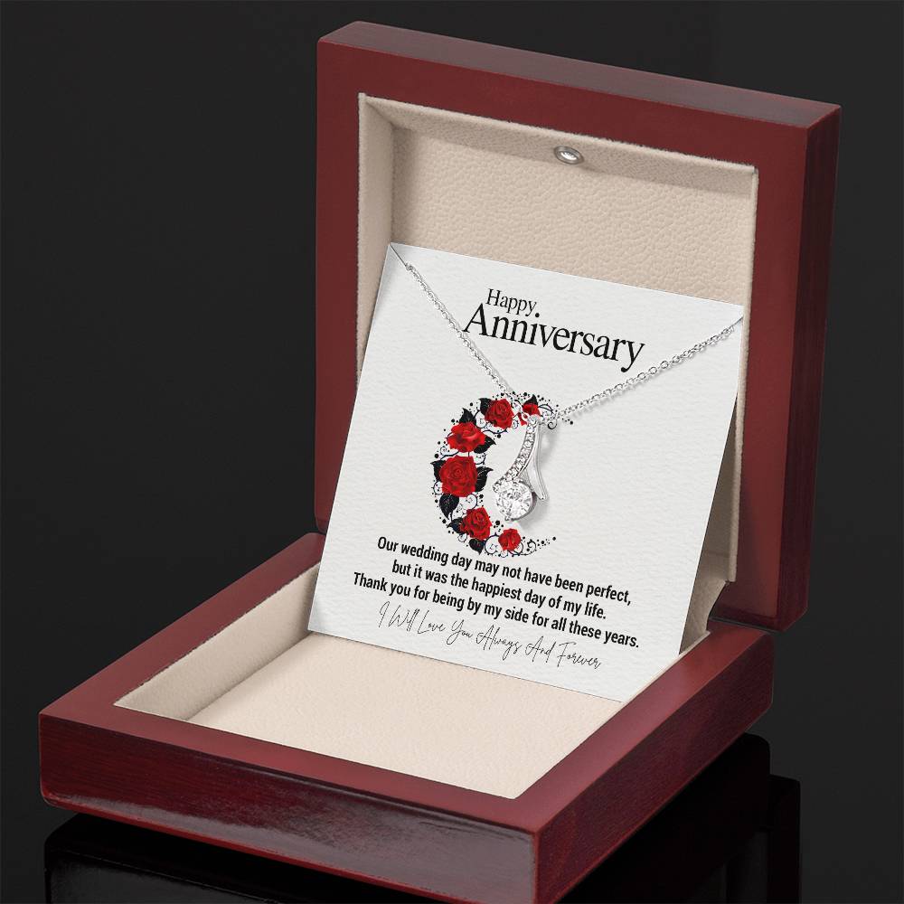 Happy Anniversary...Our wedding day may not have been perfect, but it was the happiest day of my life. Thank you for being by my side for all these years. ShineOn Fulfillment