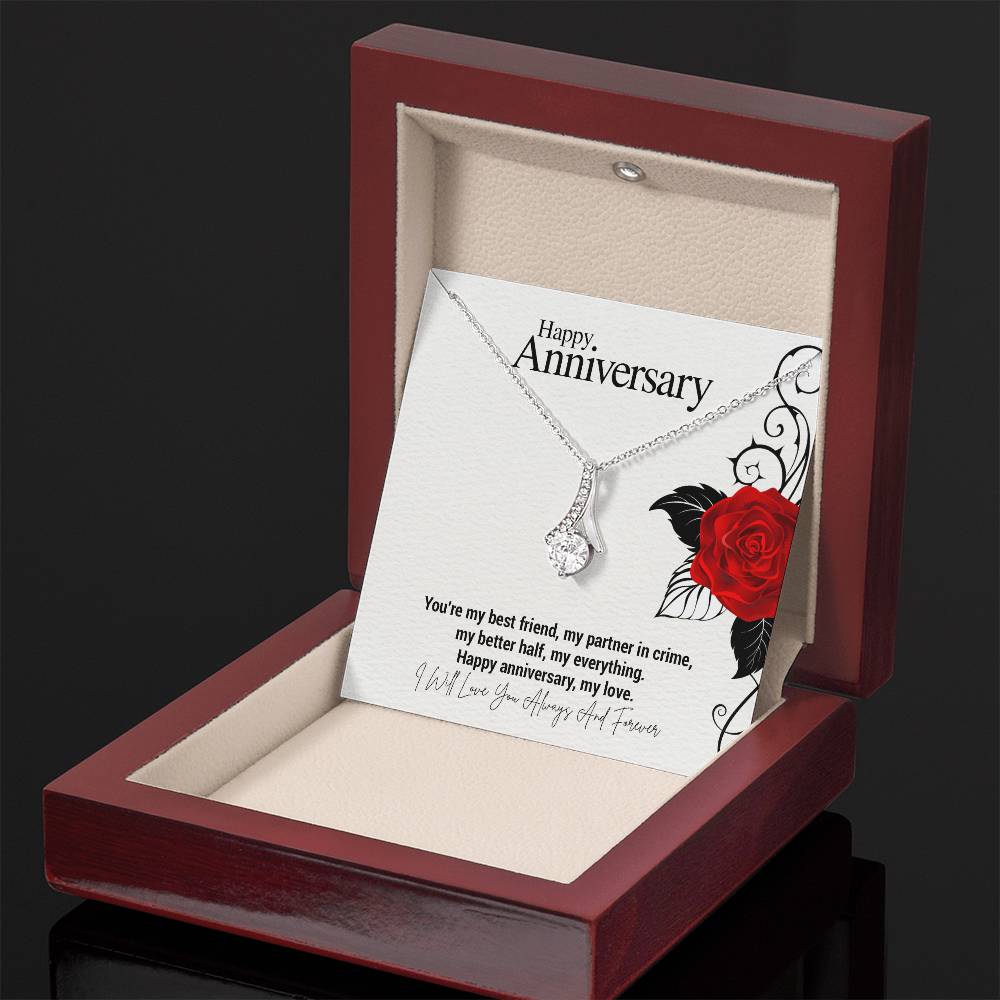 Happy Anniversary..You're my best friend, my partner in crime, my better half, my everything. Happy anniversary, my love. ShineOn Fulfillment