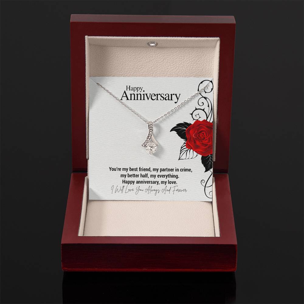 Happy Anniversary..You're my best friend, my partner in crime, my better half, my everything. Happy anniversary, my love. ShineOn Fulfillment