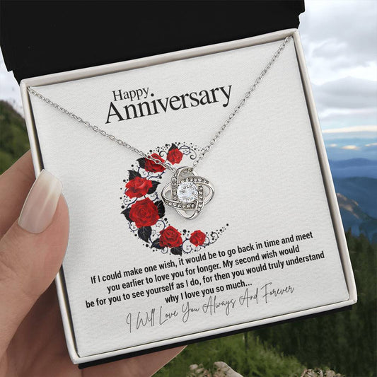 Happy Anniversary.If I could make one wish, it would be to go back in time and meet you earlier to love you for longer. My second wish would be for you to see yourself as I do, for then you would truly understand ShineOn Fulfillment