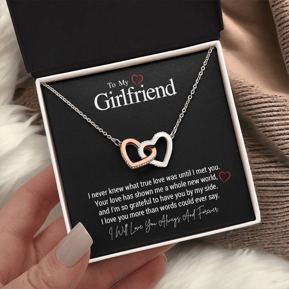 To My Girlfriend...I never knew what true love was until I met you. Your love has shown me a whole new world, and I'm so grateful to have you by my side. I love you more than words could ever say. - Crimson Sparkler