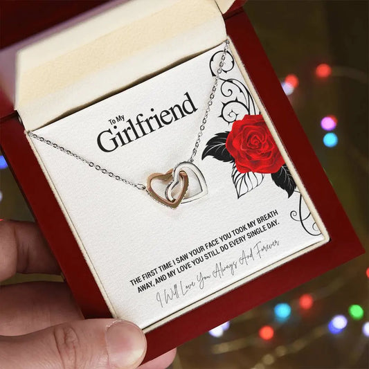 To My Girlfriend.. THE FIRST TIME I SAW YOUR FACE YOU TOOK MY BREATH AWAY, AND MY LOVE YOU STILL DO EVERY SINGLE DAY. - Crimson Sparkler