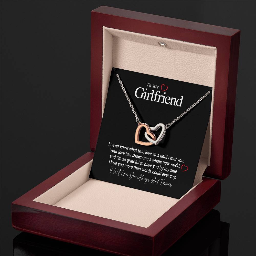 To My Girlfriend...I never knew what true love was until I met you. Your love has shown me a whole new world, and I'm so grateful to have you by my side. I love you more than words could ever say. - Crimson Sparkler