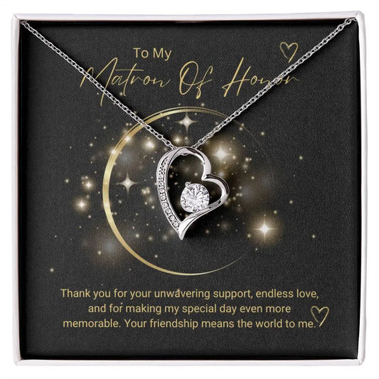 To My Matron Of Honor..Thank you for your unwavering support, endless love, and for making our special day even more memorable. Your Love means the world to us. ShineOn Fulfillment