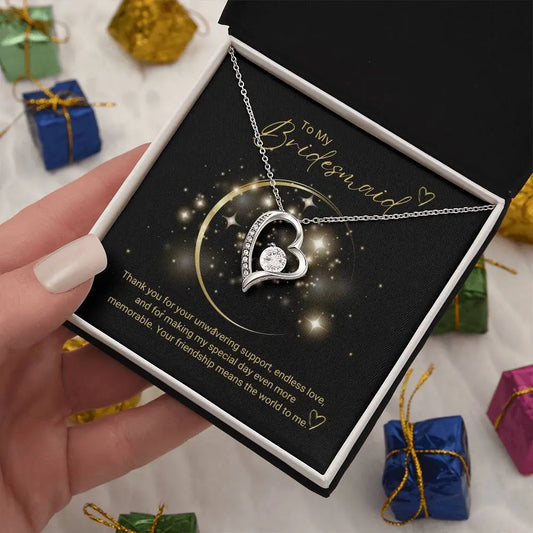 To My Bridesmaid.. Thank you for your unwavering support, endless love, and for making our special day even more memorable. Your Love means the world to us. ShineOn Fulfillment